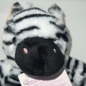 NWT snuggle black white zebra hottie microwaveable packet infused with lavender